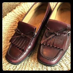 Tod’s Brown loafers.